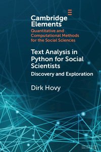 bokomslag Text Analysis in Python for Social Scientists
