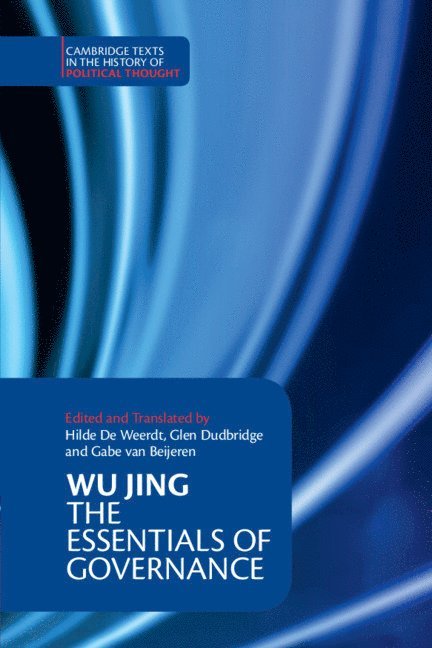 Wu Jing, Hilde De Weerdt, Glen Dudbridge, Gabe van Beijeren - Essentials of Governance, Inbunden
