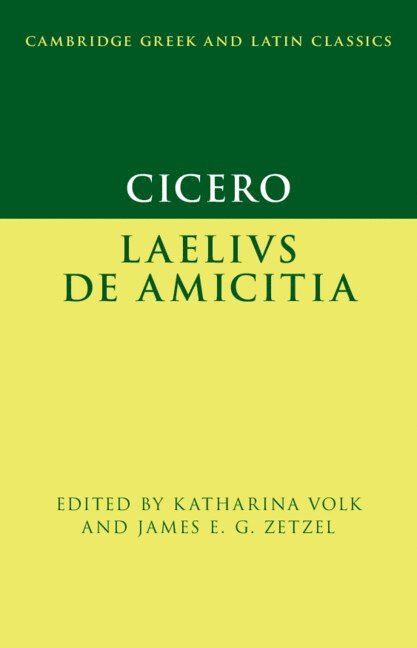 Cicero: Laelius de amicitia 1