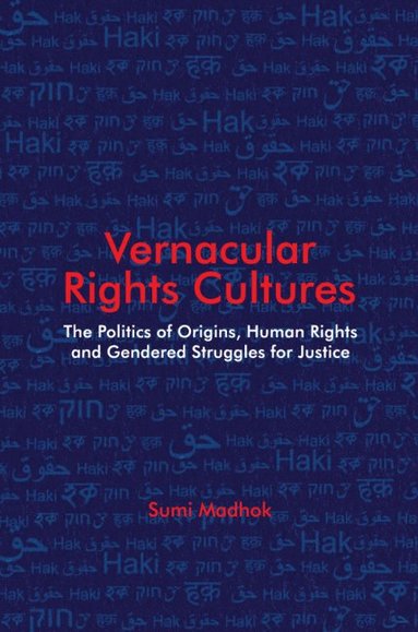 bokomslag Vernacular Rights Cultures