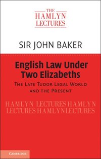 bokomslag English Law Under Two Elizabeths