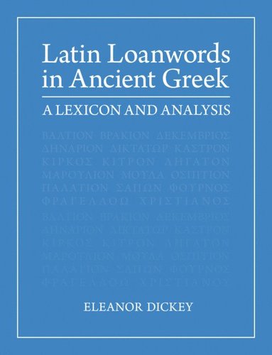bokomslag Latin Loanwords in Ancient Greek