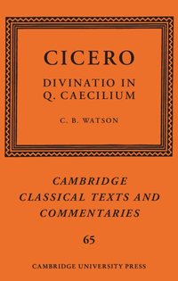 bokomslag Cicero: Divinatio in Q. Caecilium