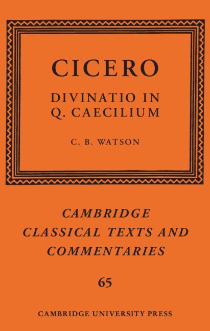 Cicero: Divinatio in Q. Caecilium 1