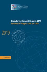 Dispute Settlement Reports 2019: Volume 4, Pages 1745 to 2168