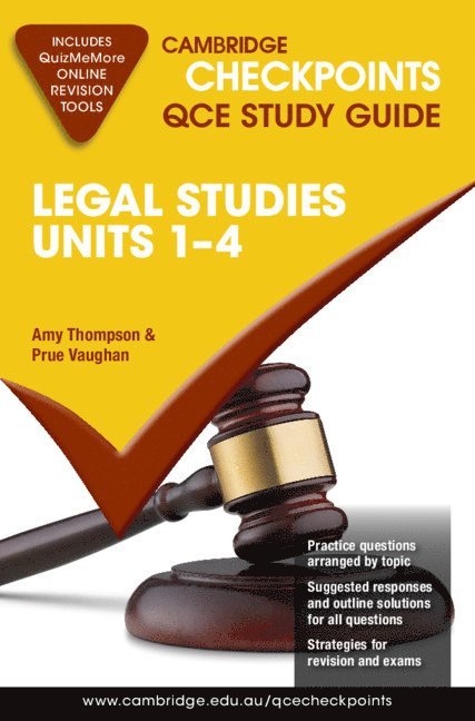 Cambridge Checkpoints QCE Legal Studies Units 1-4 1