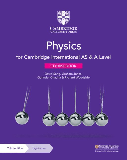 Cambridge International AS & A Level Physics Coursebook with Digital Access (2 Years) 3ed 1