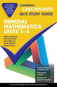 bokomslag Cambridge Checkpoints QCE General Mathematics Units 1-4