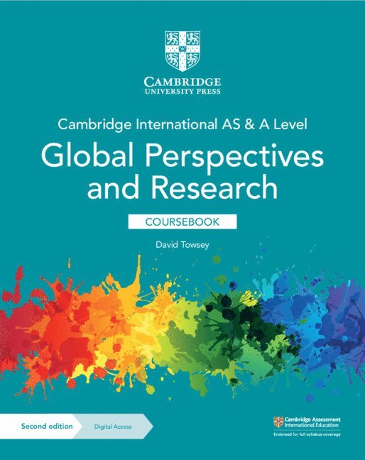 Cambridge International AS & A Level Global Perspectives & Research Coursebook with Digital Access (2 Years) 1