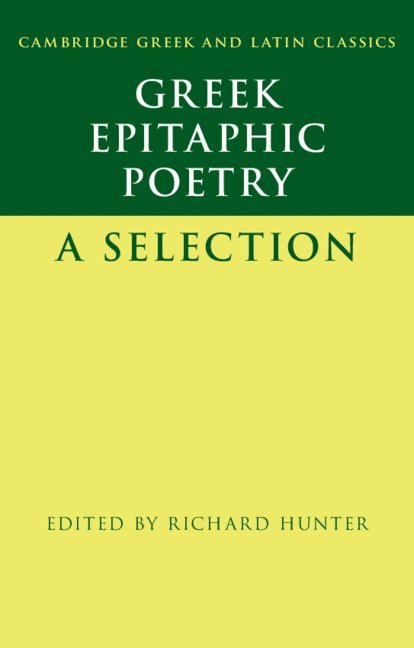 Greek Epitaphic Poetry 1