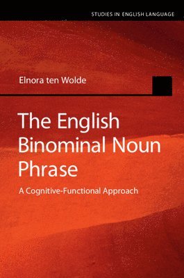 Elnora ten Wolde, Elnora Ten Wolde - The English Binominal Noun Phrase, Häftad