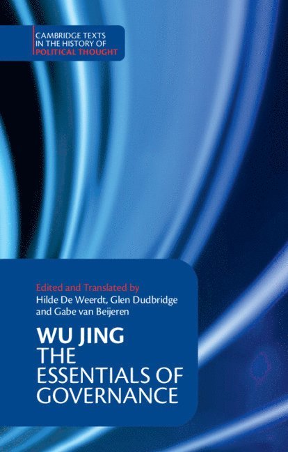Wu Jing, Hilde de Weerdt, Hilde De Weerdt, Glen Dudbridge, Gabe van Beijeren - Essentials of Governance, Häftad