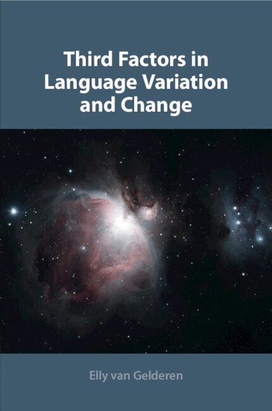 Elly Van Gelderen - Third Factors in Language Variation and Change, Häftad