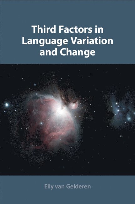 Third Factors in Language Variation and Change 1