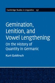 bokomslag Gemination, Lenition, and Vowel Lengthening