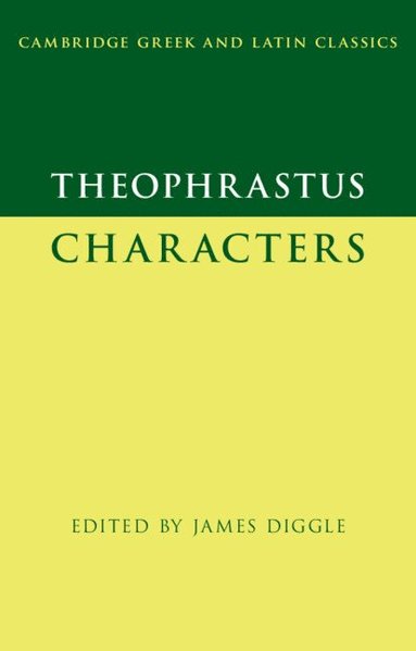 bokomslag Theophrastus: Characters