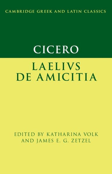 bokomslag Cicero: Laelius de amicitia