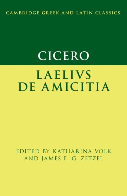 Cicero: Laelius de amicitia 1