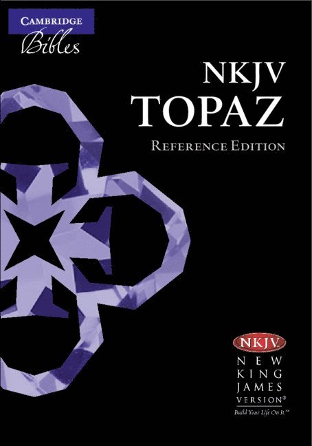 NKJV Topaz Reference Edition, Dark Blue Goatskin Leather, NK676:XRL 1