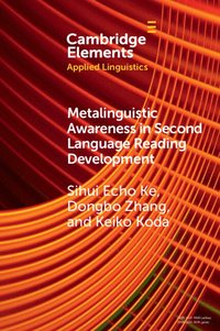 bokomslag Metalinguistic Awareness in Second Language Reading Development