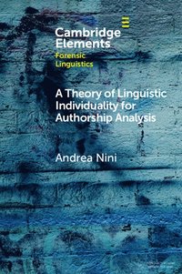 bokomslag Theory of Linguistic Individuality for Authorship Analysis