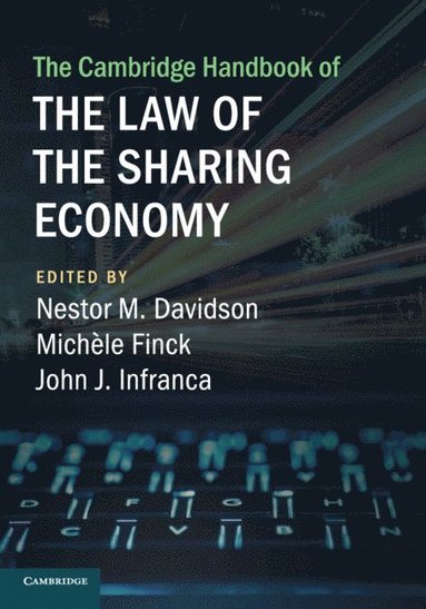 bokomslag The Cambridge Handbook of the Law of the Sharing Economy