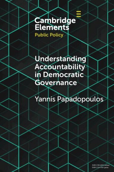 Yannis Papadopoulos - Understanding Accountability in Democratic Governance, Häftad