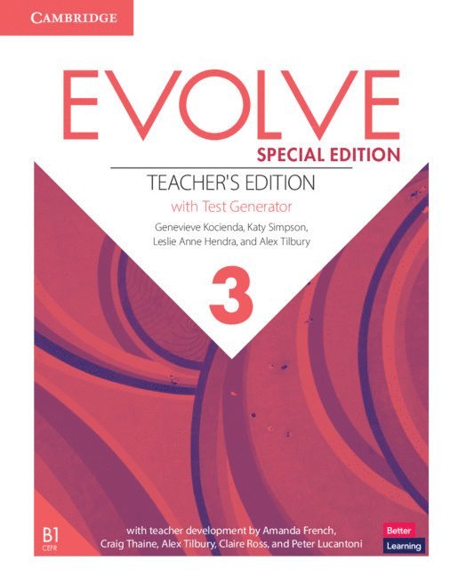 Evolve Level 3 Teacher's Edition with Test Generator Special Edition 1