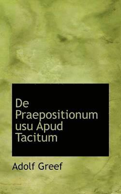 de Praepositionum Usu Apud Tacitum 1