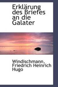 bokomslag Erkl Rung Des Briefes an Die Galater