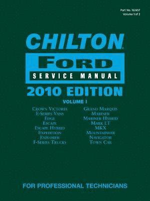 bokomslag Chilton Ford Service Manual, 2010 Edition (2 Volume Set)