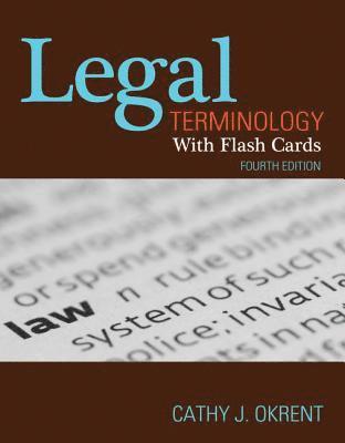 Cathy Okrent - Legal Terminology with Flashcards [With Flash Cards and Access Code], Häftad