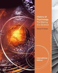 bokomslag History of Psychology, International Edition