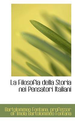 bokomslag La Filosofia Della Storia Nei Pensatori Italiani