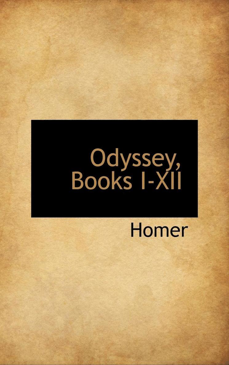 Odyssey, Books I-XII 1