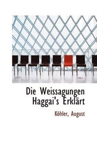 bokomslag Die Weissagungen Haggai's Erklrt