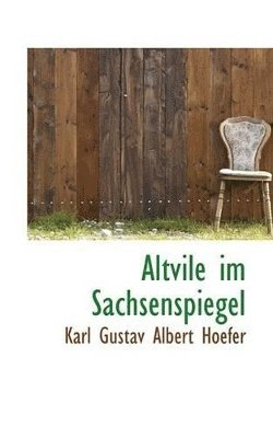 bokomslag Altvile im Sachsenspiegel