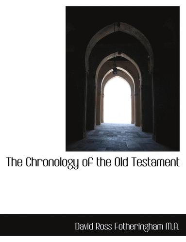 bokomslag Chronology of the Old Testament