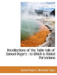 bokomslag Recollections of the Table-Talk of Samuel Rogers