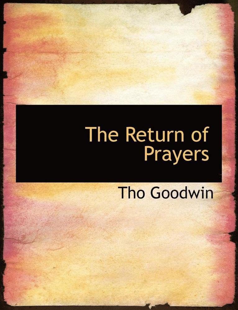 The Return of Prayers 1