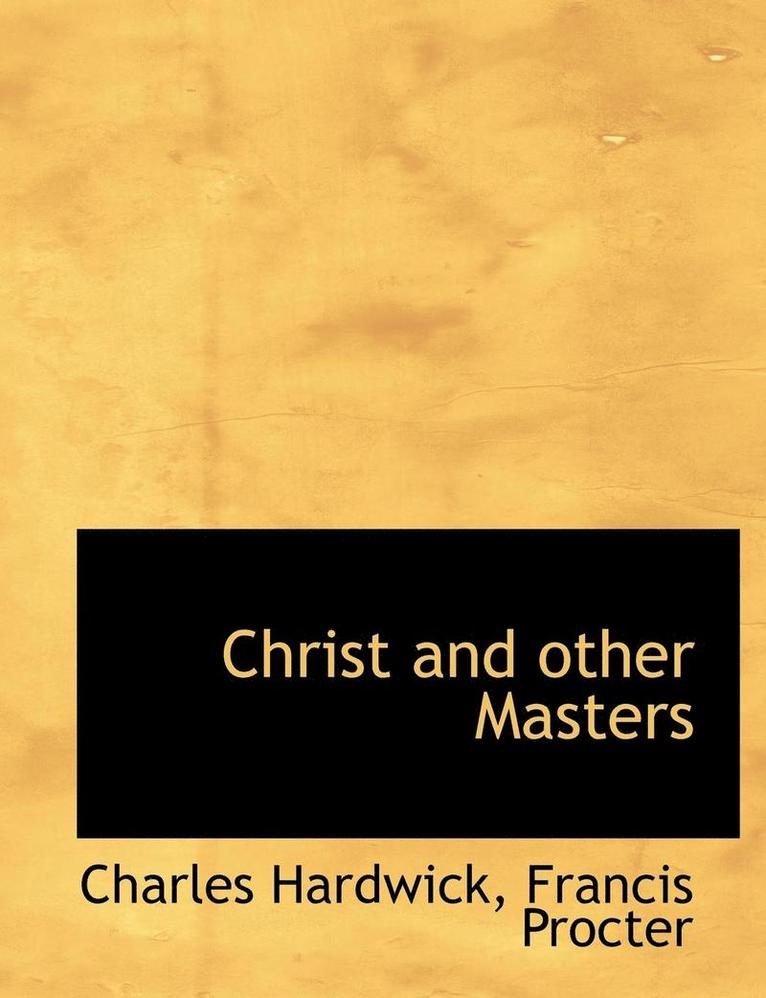 Christ and Other Masters 1