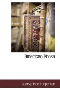 bokomslag American Prose