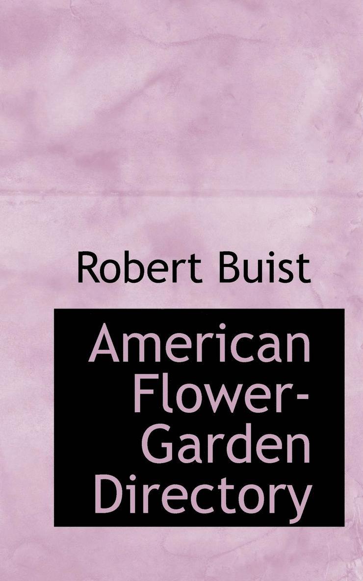 American Flower-Garden Directory 1