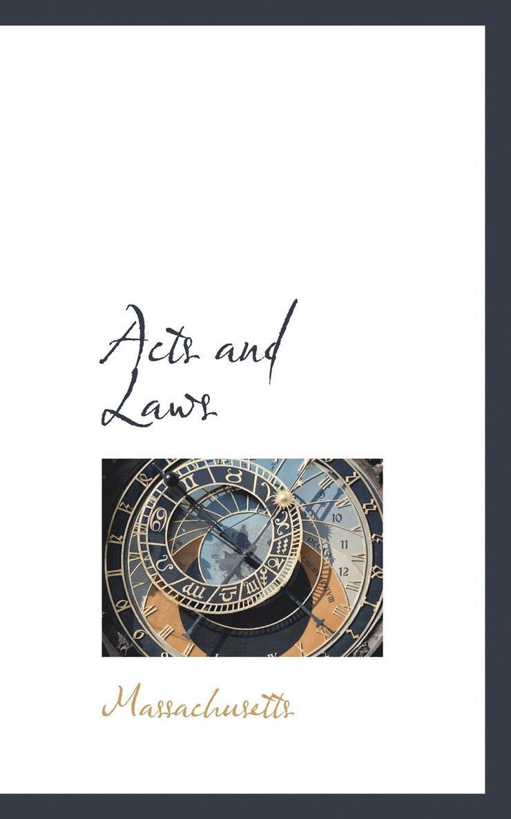 Massachusetts - Acts and Laws, Häftad