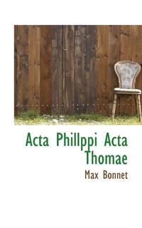 bokomslag ACTA Phillppi ACTA Thomae