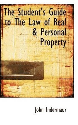 bokomslag Student's Guide to The Law of Real & Personal Property
