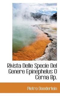 bokomslag Rivista Delle Specie del Genere Epinephelus O Cerna BP.