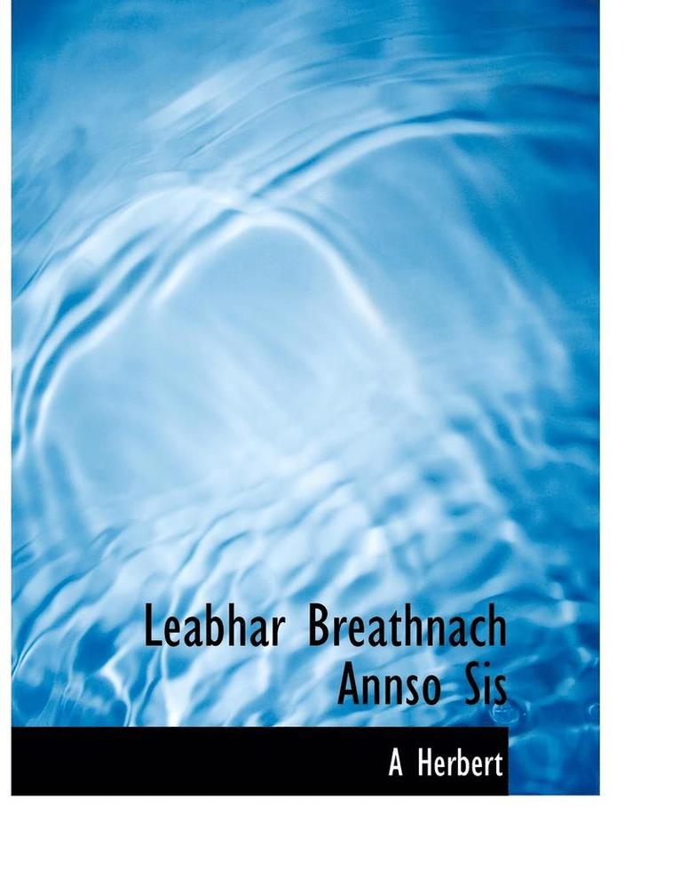 Leabhar Breathnach Annso Sis 1