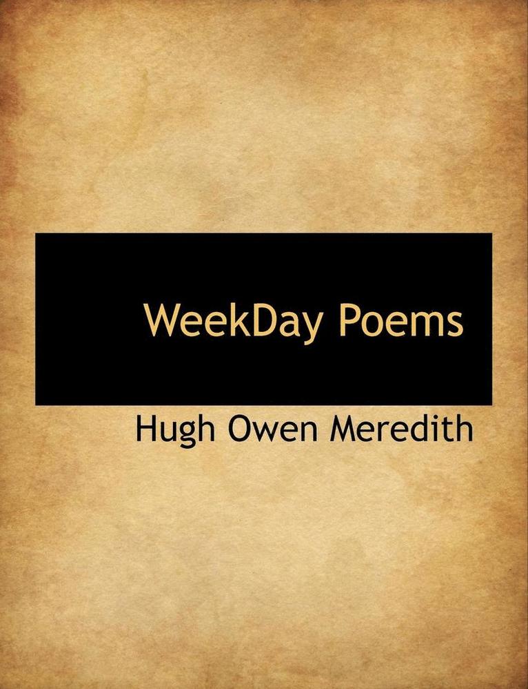 Weekday Poems