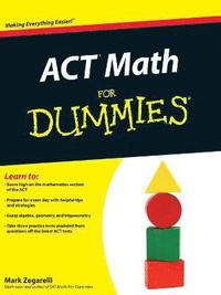 bokomslag ACT Math For Dummies